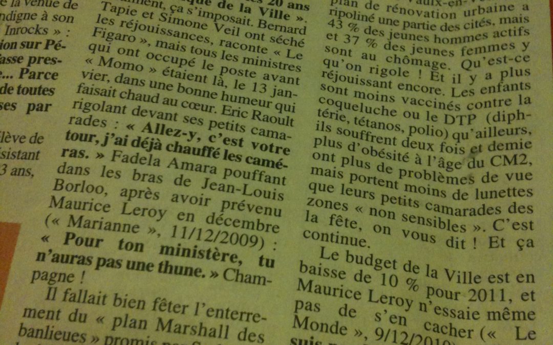 Bonne année la banlieue !